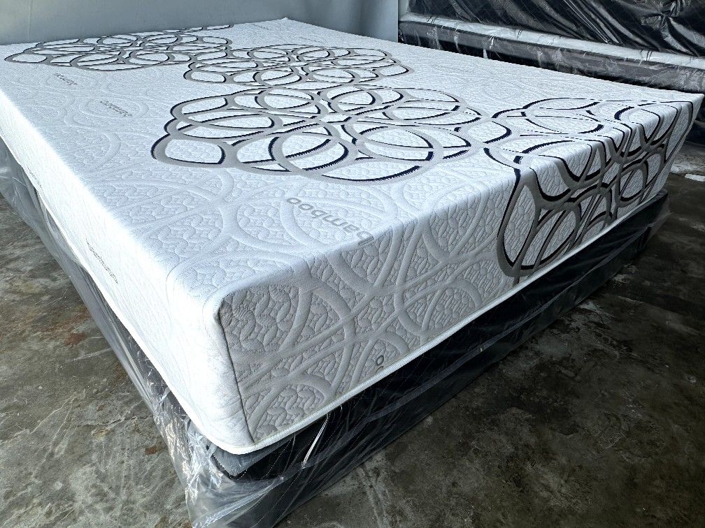 King Sky Comfort Bamboo Cool Gel Memory Foamm Matres!!