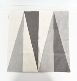 ONE 18” x 18” Grey Throw Pillow COVER