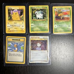 Pokemon collection cards