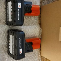 2 F0r 70! Brand New Milwaukee REPLACEMENT BATTERIES 