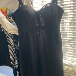 Long Fashion Nova Black Dress