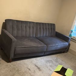 Navy Blue Couch/Futon 
