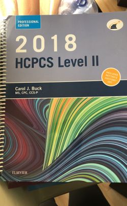 2018 HCPCS LEVEL II (2) carol J Buck MS, CPC, CCS-P medical billing and coding professional edition
