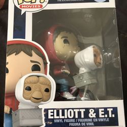 Funko Pop! Movies: E.T. The Extra-Terrestrial - Elliot with E.T. in Basket 