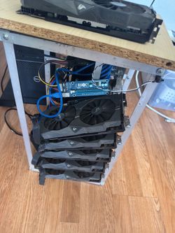 Mining Rig 6 Asus RX 570 GPUs