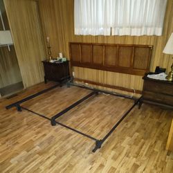 King Bed Frame With Headboard 
