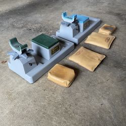 Pistol Stands with Sandbags