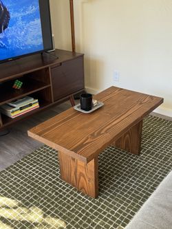 Custom Solid Wood Coffee Table 