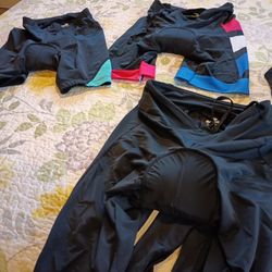 20.00 Each Bike Shorts W Padding In Side Short Ones N Long Ones