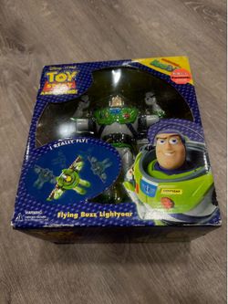 TOY STORY : FLYING BUZZ LIGHTYEAR (BOXED) 2002 VINTAGE! MODEL BY FUSION NEW