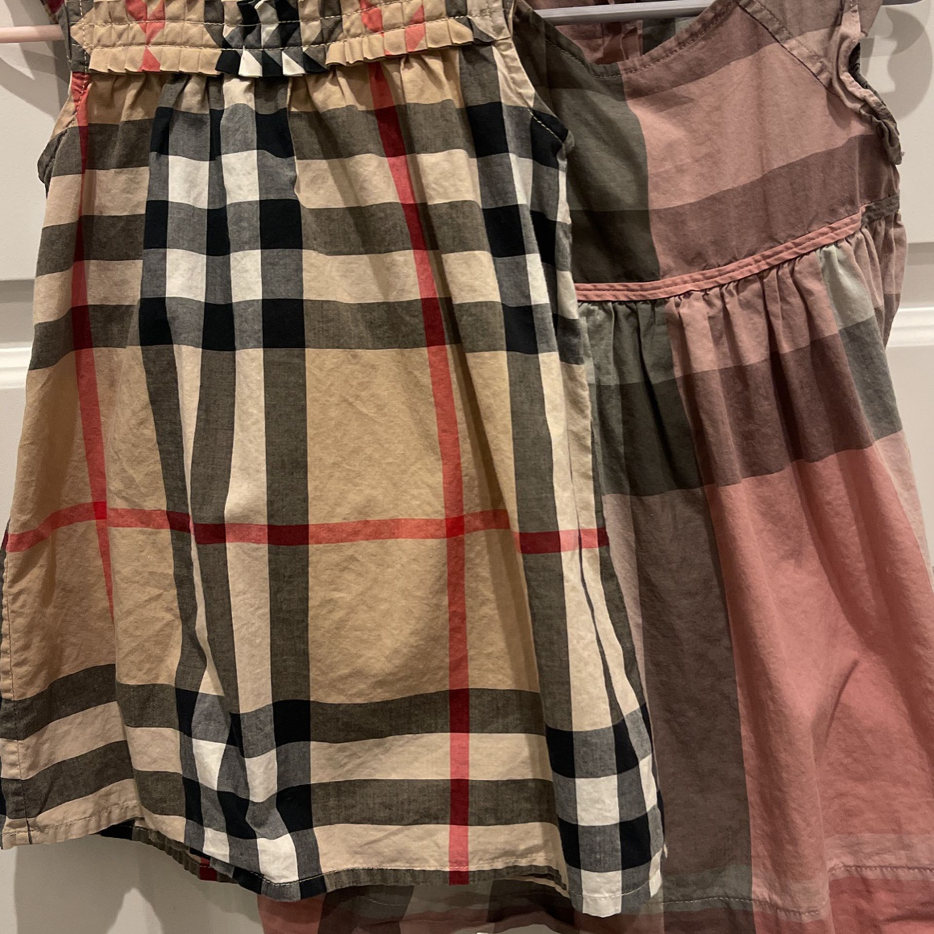Burberry Baby Girl Dresses 12months And 18months