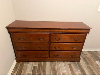 Solid wood dresser