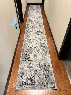 Silver Hallway Runner