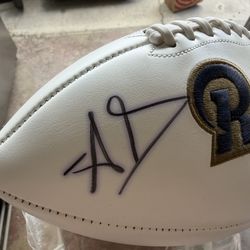 Aaron Donald Autograph Los Angeles Rams with COA