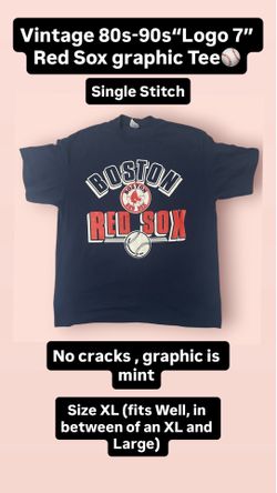 Vintage Logo 7 Graphic Tee shirt XL (Boston Redsox)