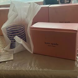 KATE SPADE! Glassware Charlotte Street Collection 