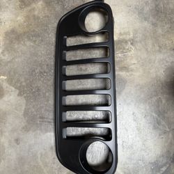 2018-2023 JEEP WRANGLER JL RADIATOR GRILLE FRONT Black UNPAINTED MOPAR Style 68370848AC Grill