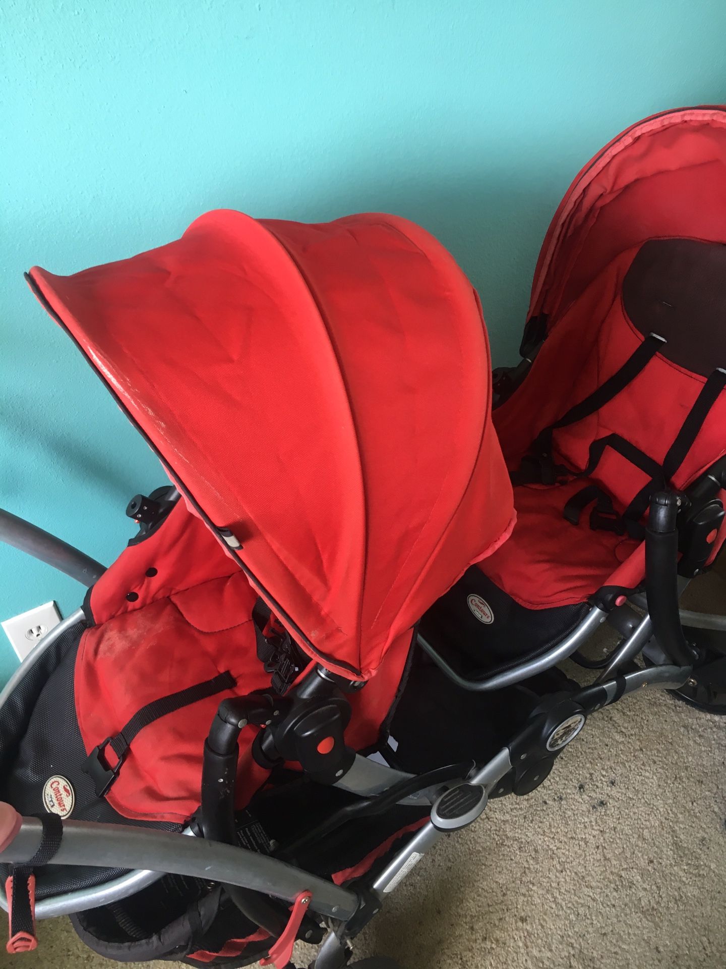 Contour double stroller