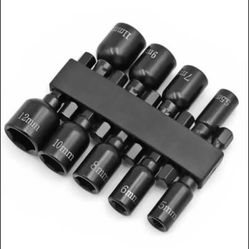 10pcs Magnetic Nut Driver Set,