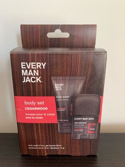 Every Man Jack Cedarwood Body Set