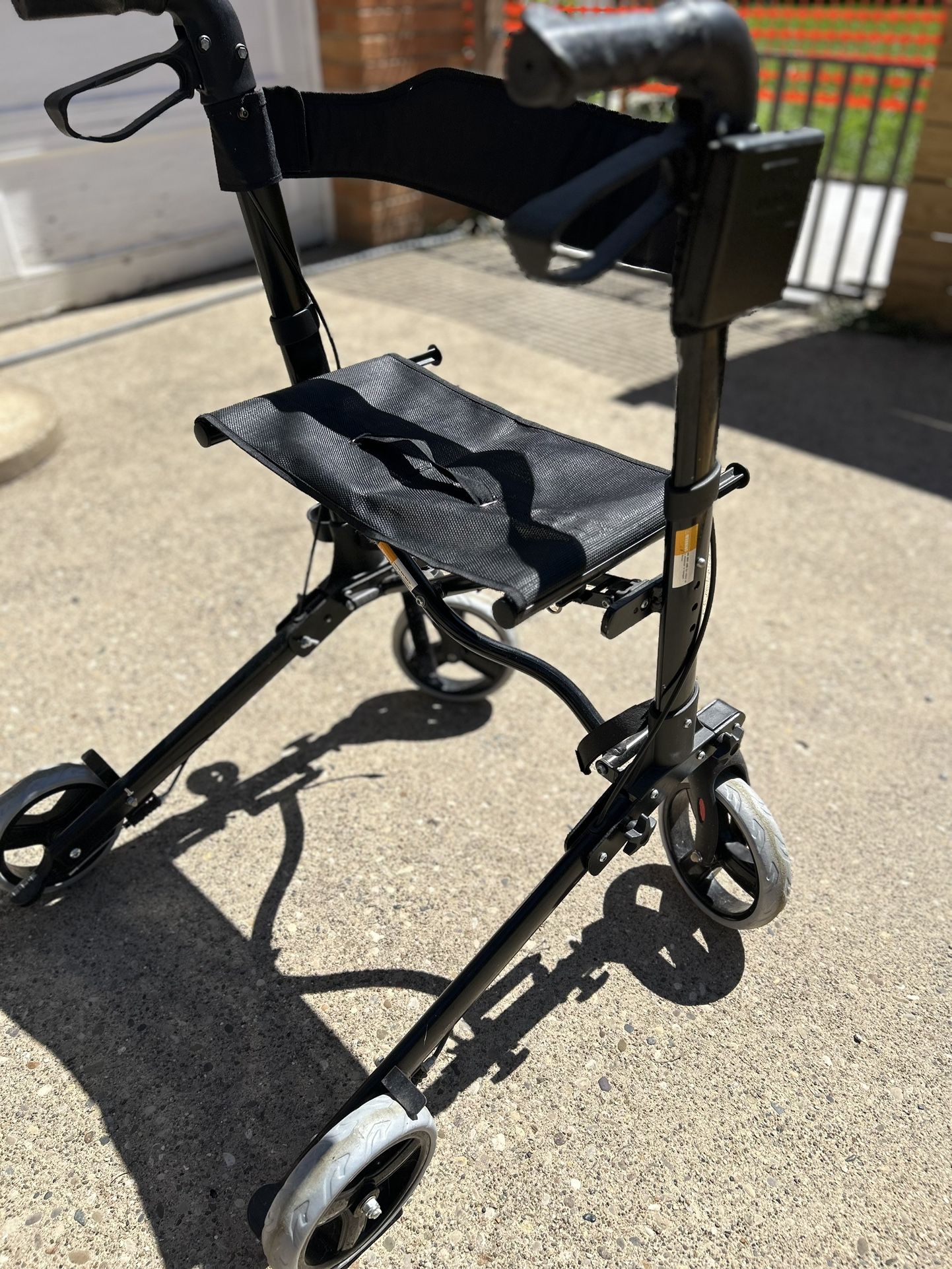Black Rollator Walker