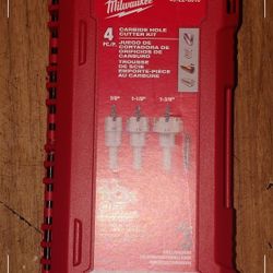 Milwaukee Carbide Hole Cutter Kit