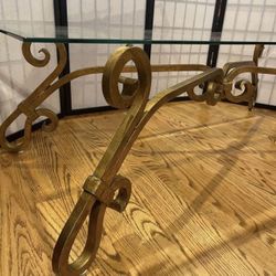 Vintage Hollywood Regency Coffee Table