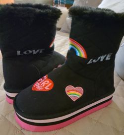 New Girls Power Boots Sz 12