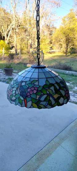 Stained Glass Hanging Light