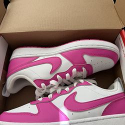 Pink & White Nikes
