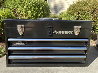 Husky Portable Metal Tool Box
