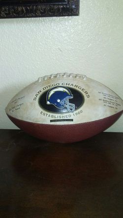 Limited edition San Diego Chargers football
