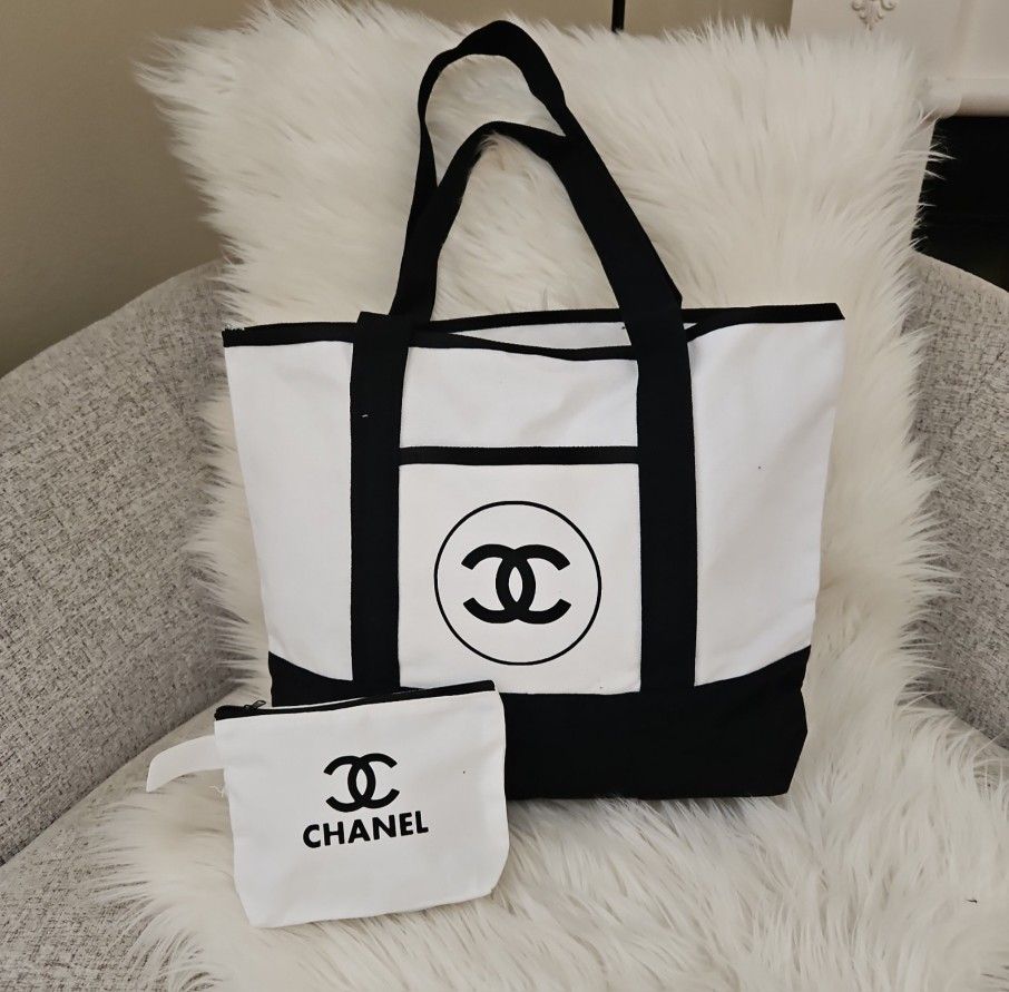 Canvas Totebag With Pouch