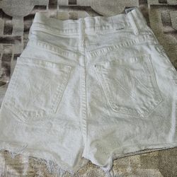 Mother White Short Women Size 23