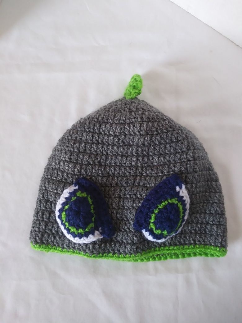 Seattle Seahawks crochet beanie🌷#prettybeanie
