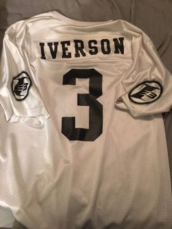 Allen Iverson football jersey