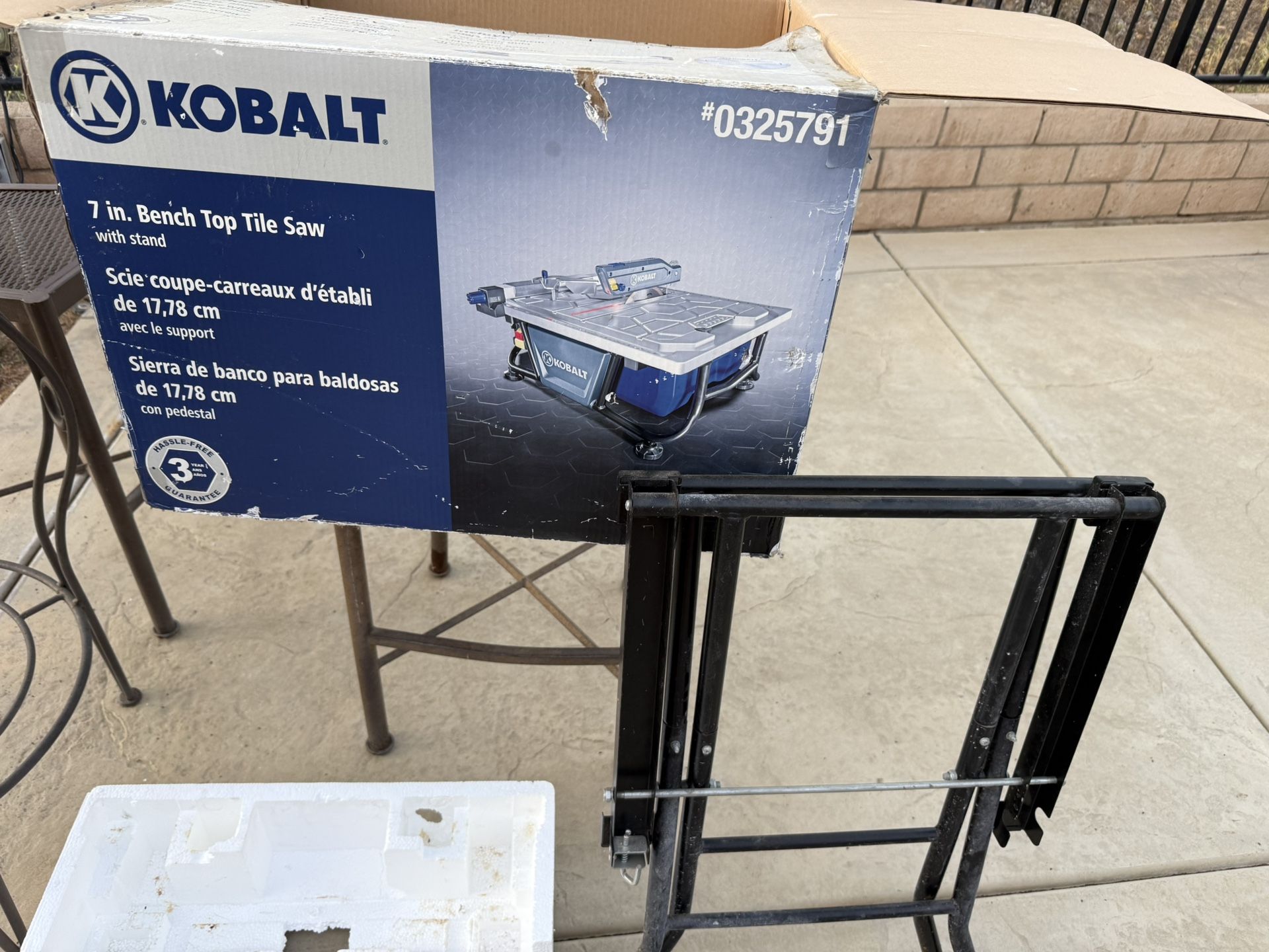 Kobalt Tile Saw