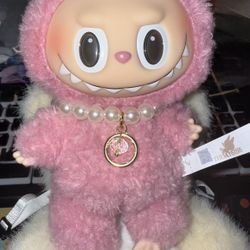 Labubu Accessories Pearl Necklace (Doll Not Included)