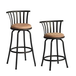Homy Casa PISTIL Barstool "24/29 Inch" Adjustable Bar Stool for Home and Workspace Open Box