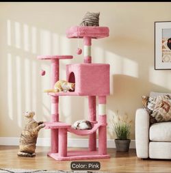 Pink Cat tree 44 inch