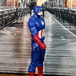 2015 - Hasbro / Marvel  Captain America Action Figure  • 6" - Tall • No Shield •

S-396

