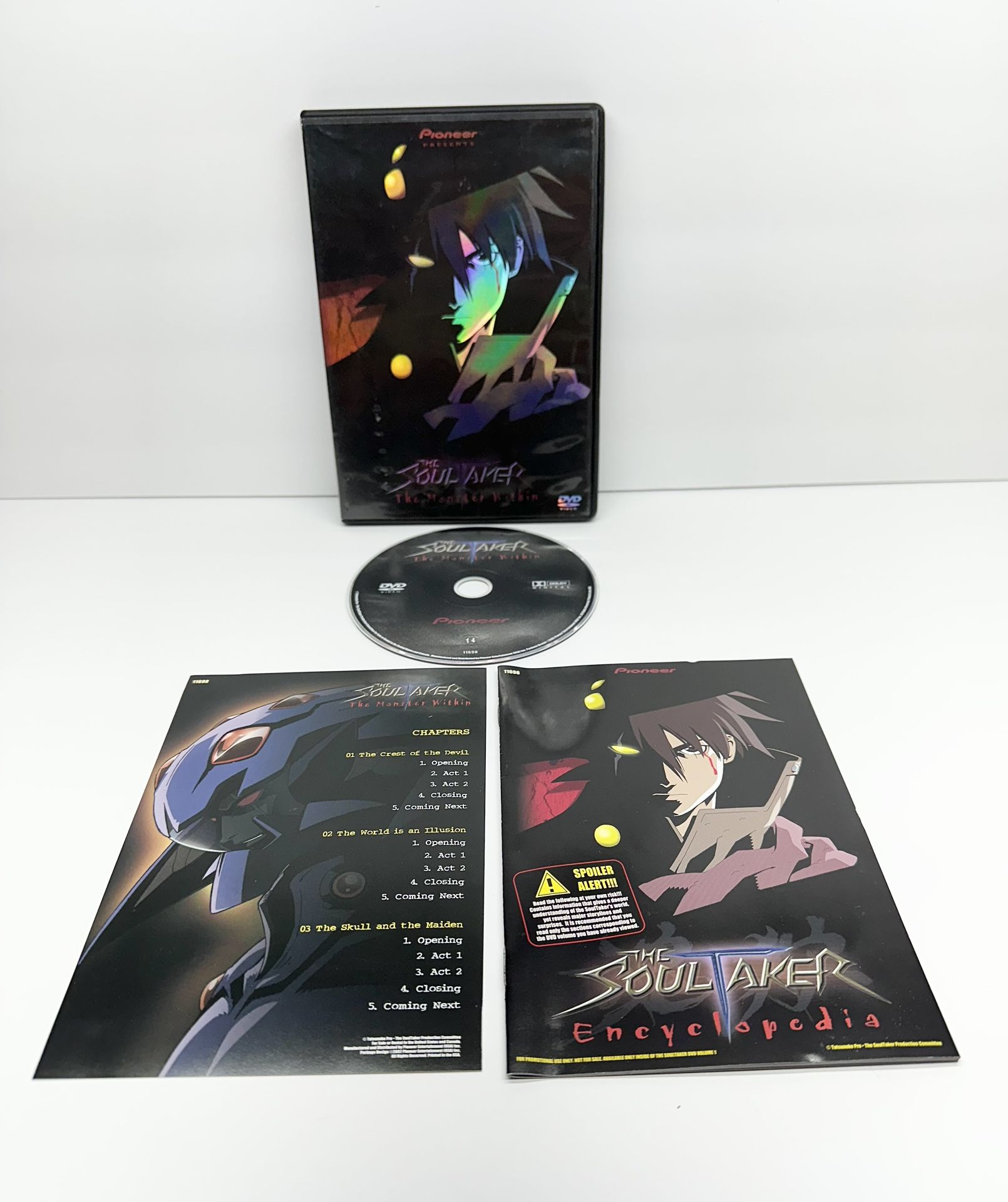 The SoulTaker: Monster Within 2004 [DVD, Anime Series] Vol. 1 Ep. 1-3