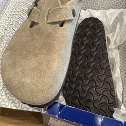 Birkenstock Tokio II Suede Taupe Unisex Mens Women Size 36 BRAND NEW