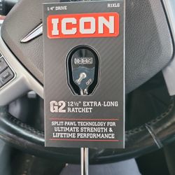 Icon G2 12" XTRA LONG RATCHET W/ COMFORT GRIP