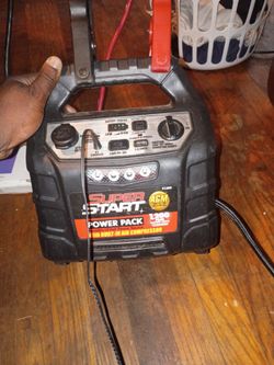 $75 obo.  1200 peak amps Battery charger and air compressor