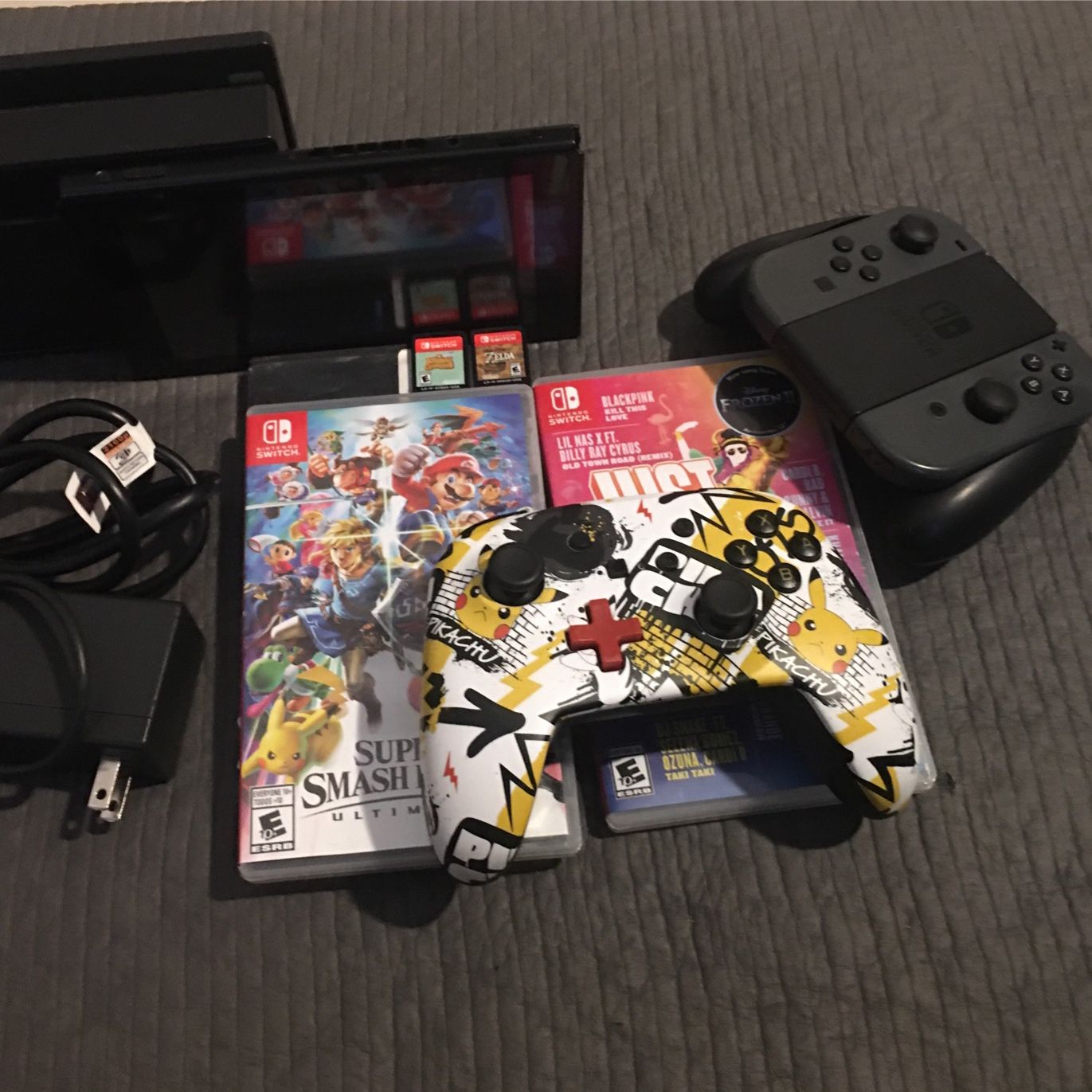 Nintendo Switch With Accessories & Games