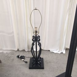 Black Wrought Iron Table Lamps