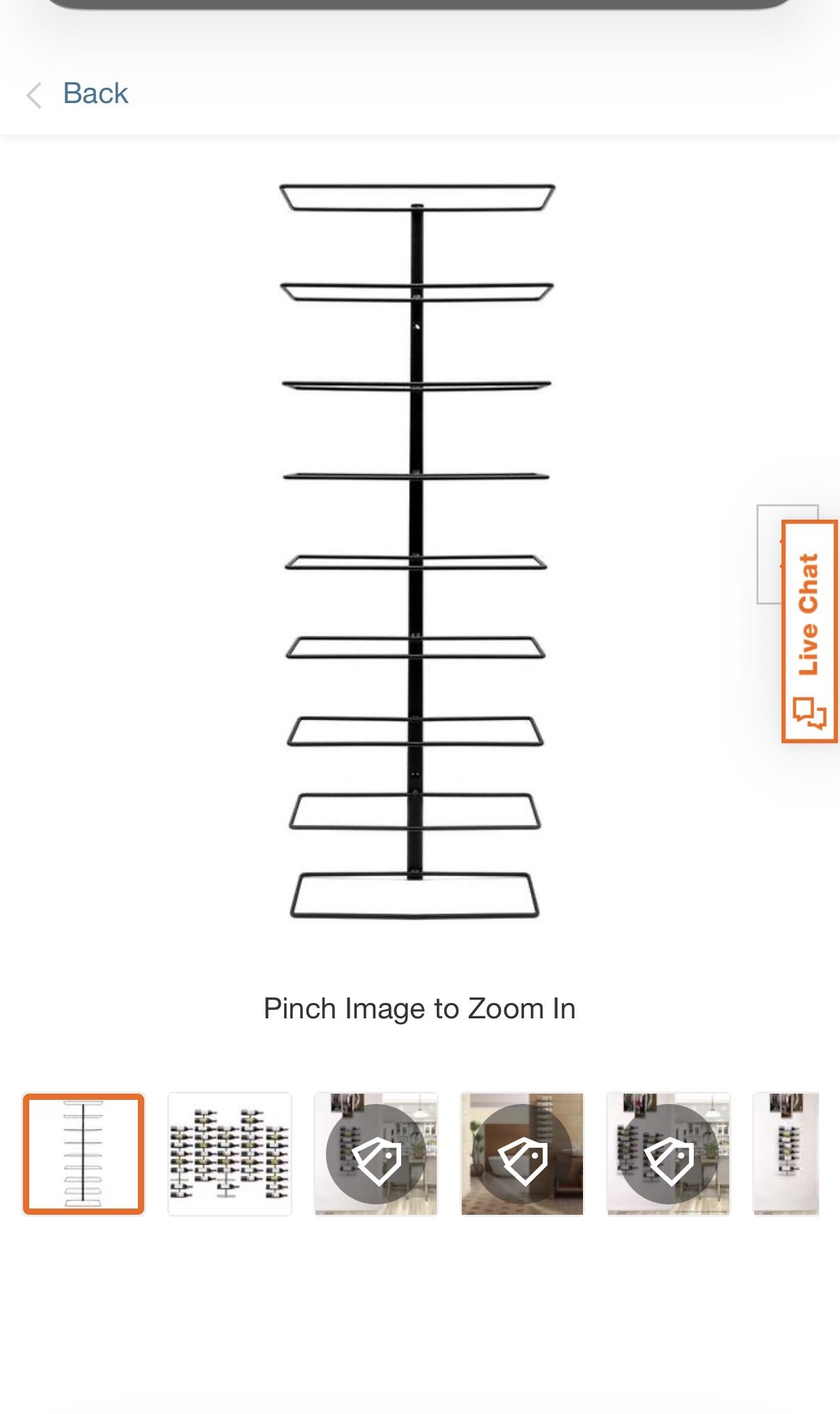 Wall Mount Wine Rack