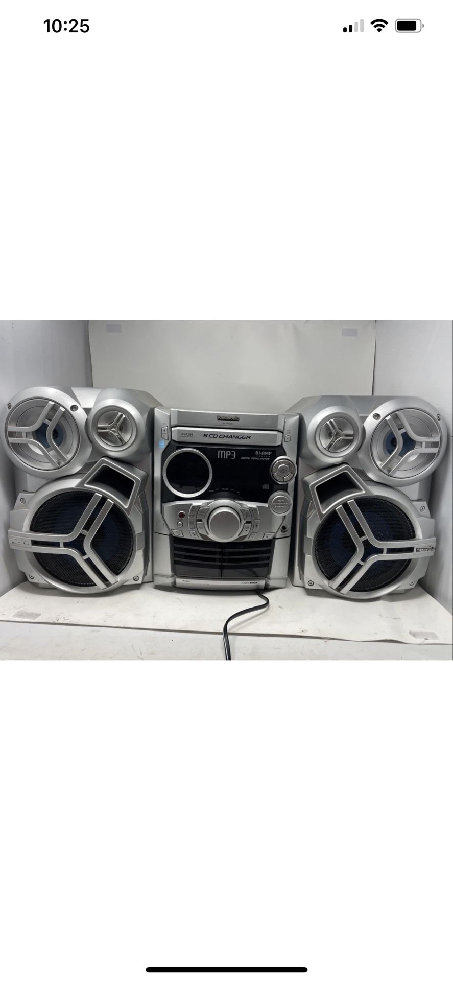 Retro Panasonic SA-AK320 Works 5 CD Dual Cassette Radio Home Stereo System
