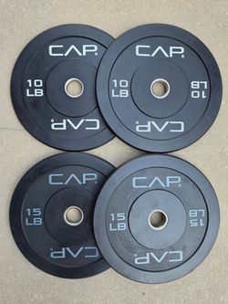 CAP Barbell Economy Bumper Weight Plates